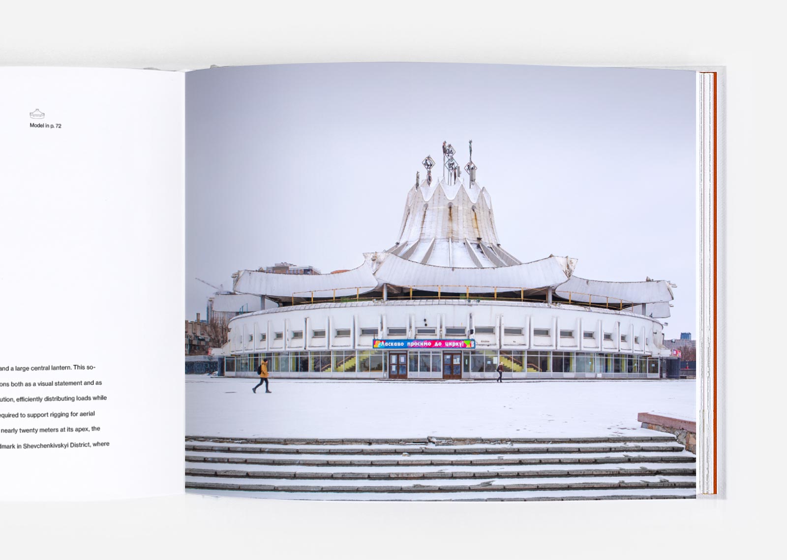 Dnipro State Circus is a modernist Ukrainian architectural landmark.
