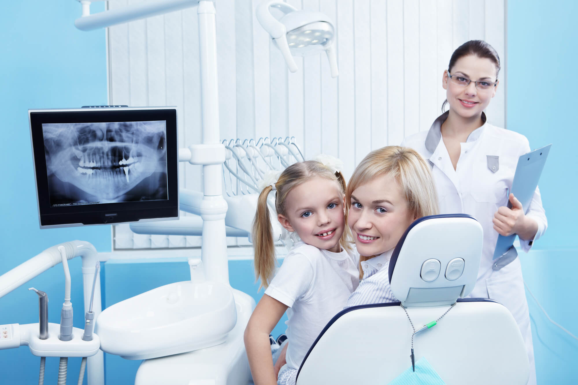 mother and daughter smiling  Family Dentistry Marco Island
