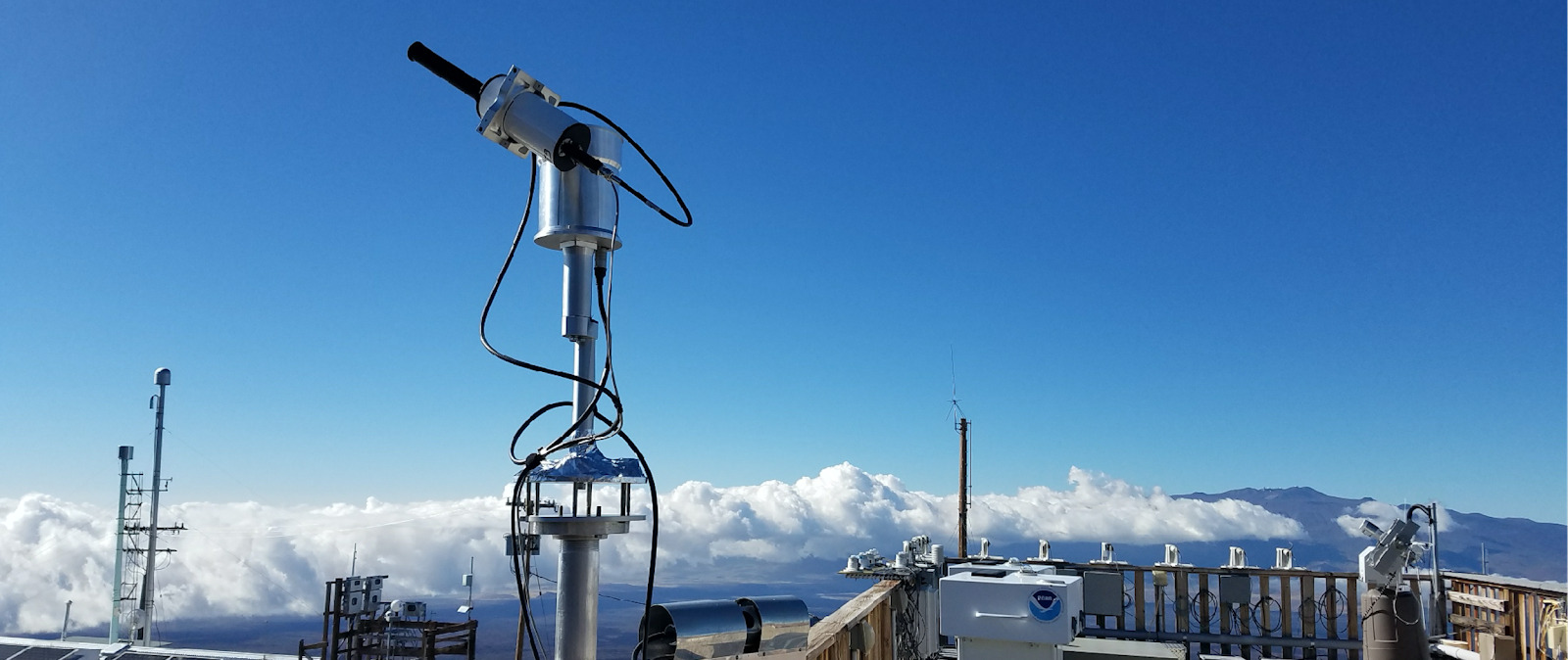 A Pandora instrument in Mauna Loa, Hawaii