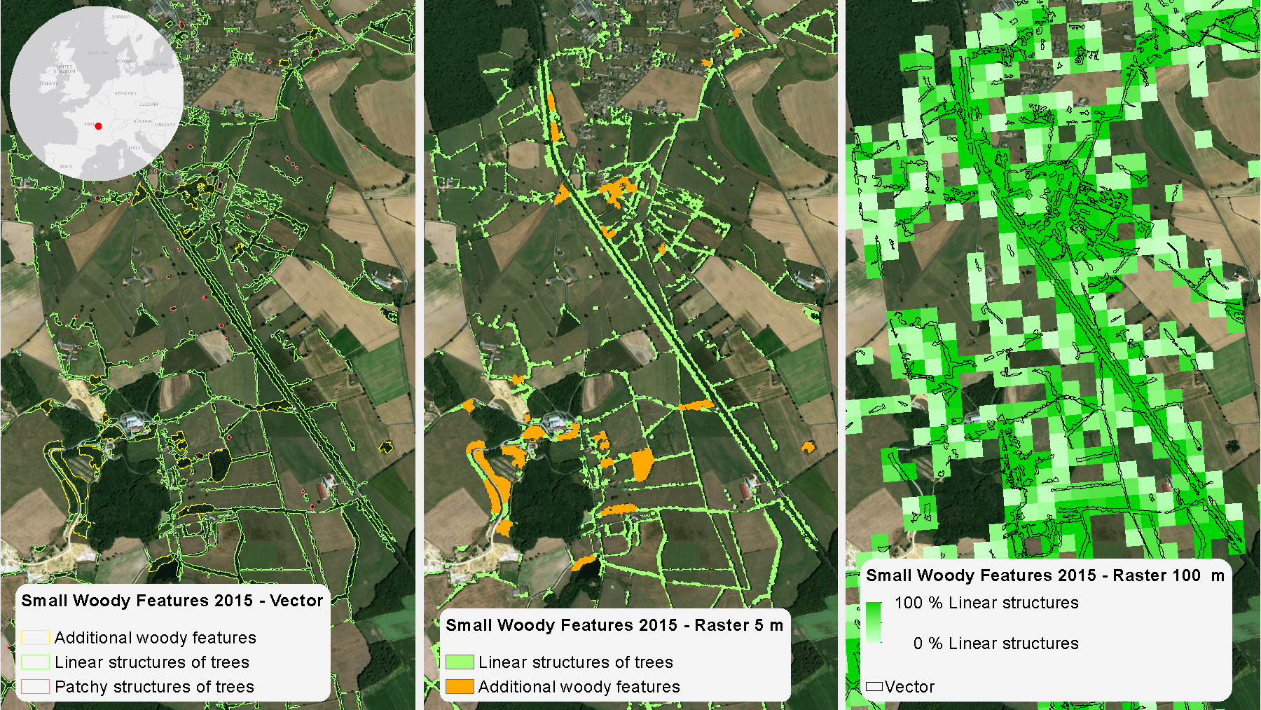 Small woody features for agro-environmental status