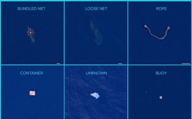 Aerial images - Marine litter
