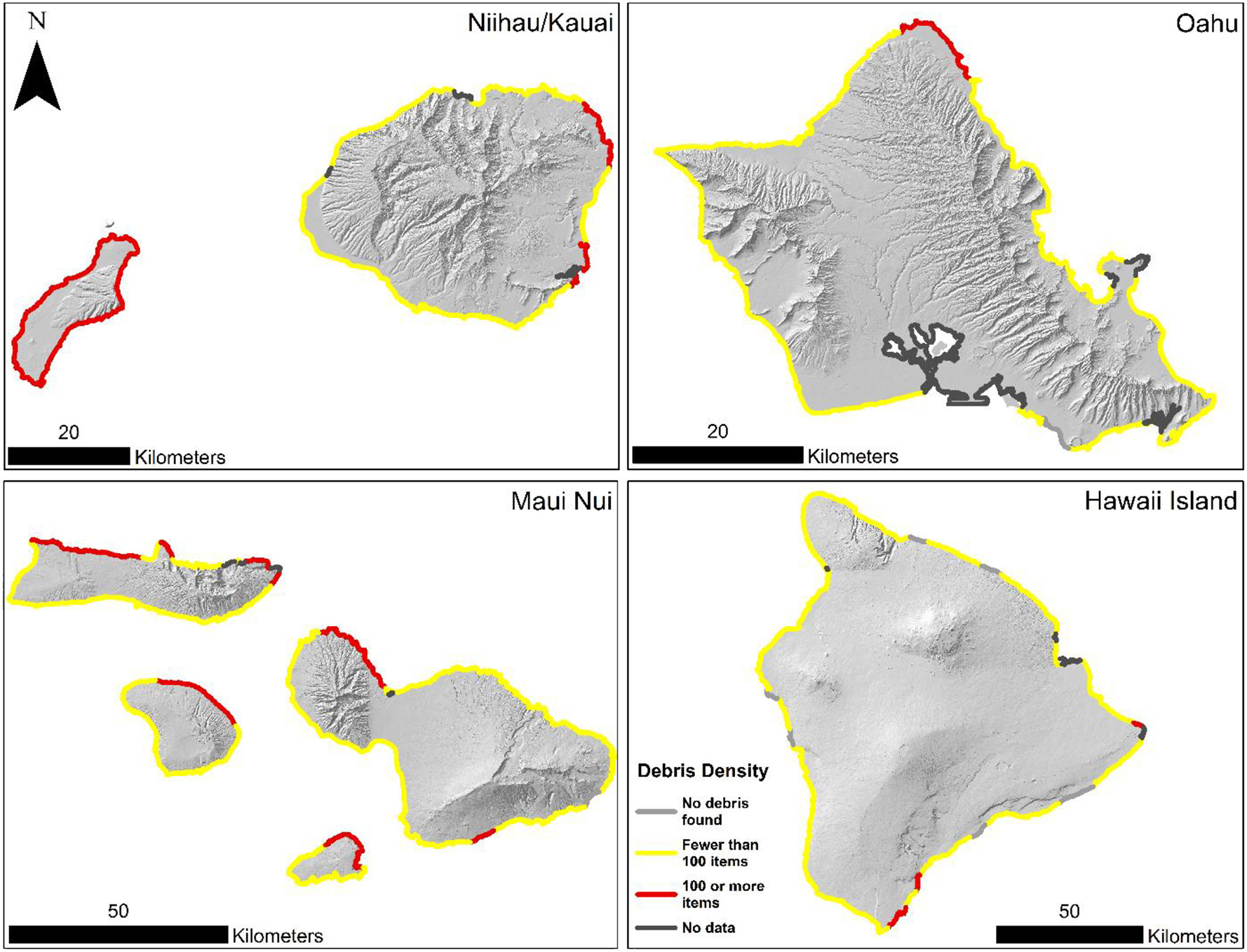 Debris Density Mapping