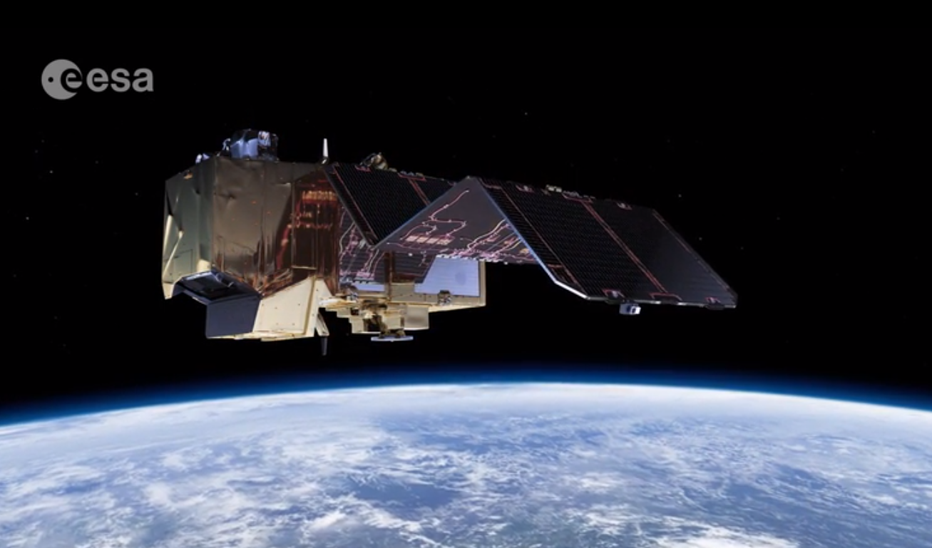 Sentinel-2 solar array deployment