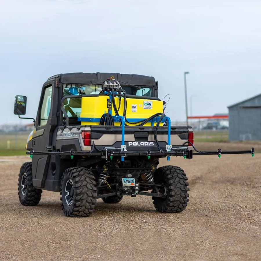 utv sprayer with boom open