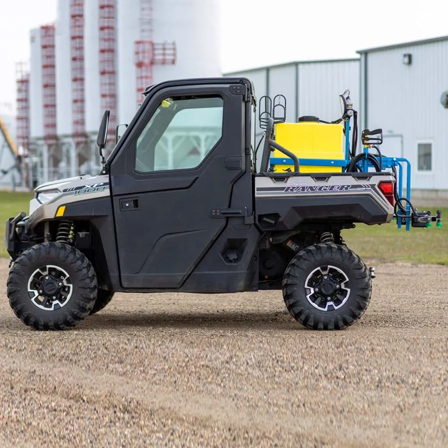 side view of utv sprayer