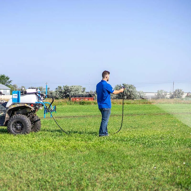 Spraying with Pro Ag ATV Sprayer