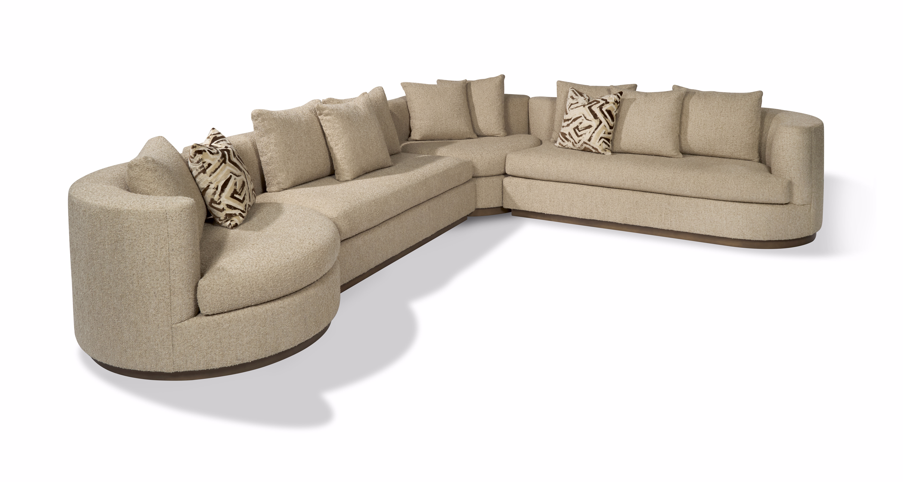 Ooola Sectional with Swivel Chair