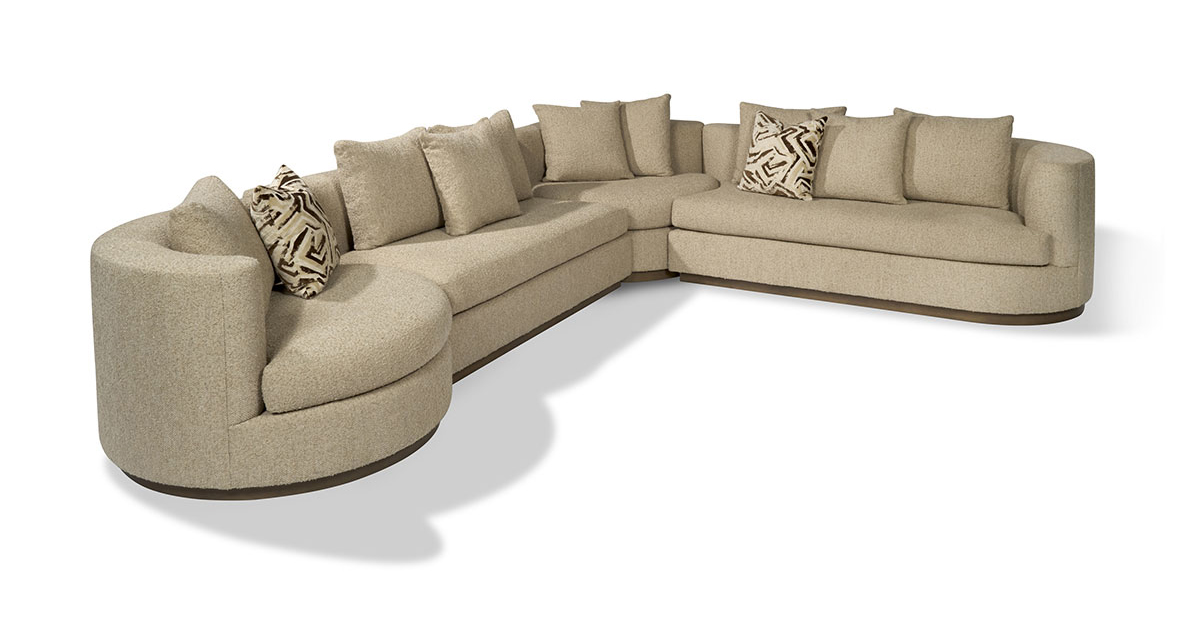 Ooola Sectional with Swivel Chair
