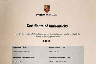 For Sale 1965 Porsche 911 2.0L 01