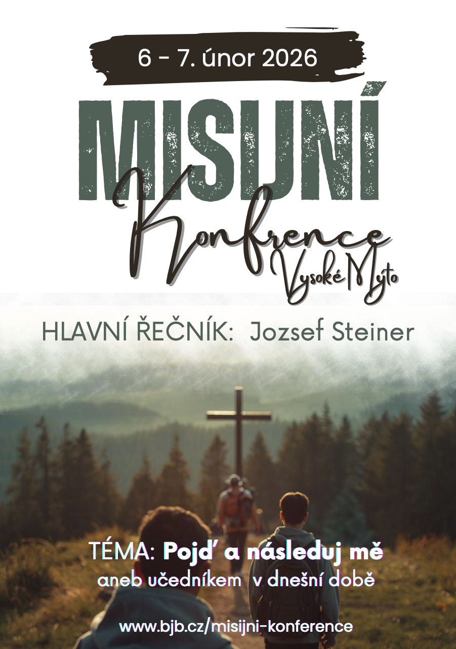 Pozvánka na misijní konferenci 2026, Vysoké Mýto.