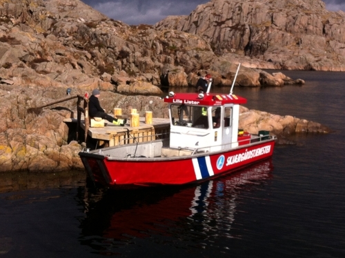 Skjærgårdsparken på plass på Prestøy i Flekkefjord