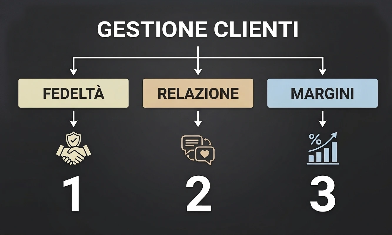 5 leve per aumentare fedeltà e margini con un software gestione clienti
