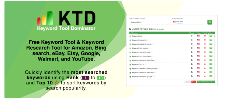 Keyword Tool Dominator - Best Free Keyword Research Tools