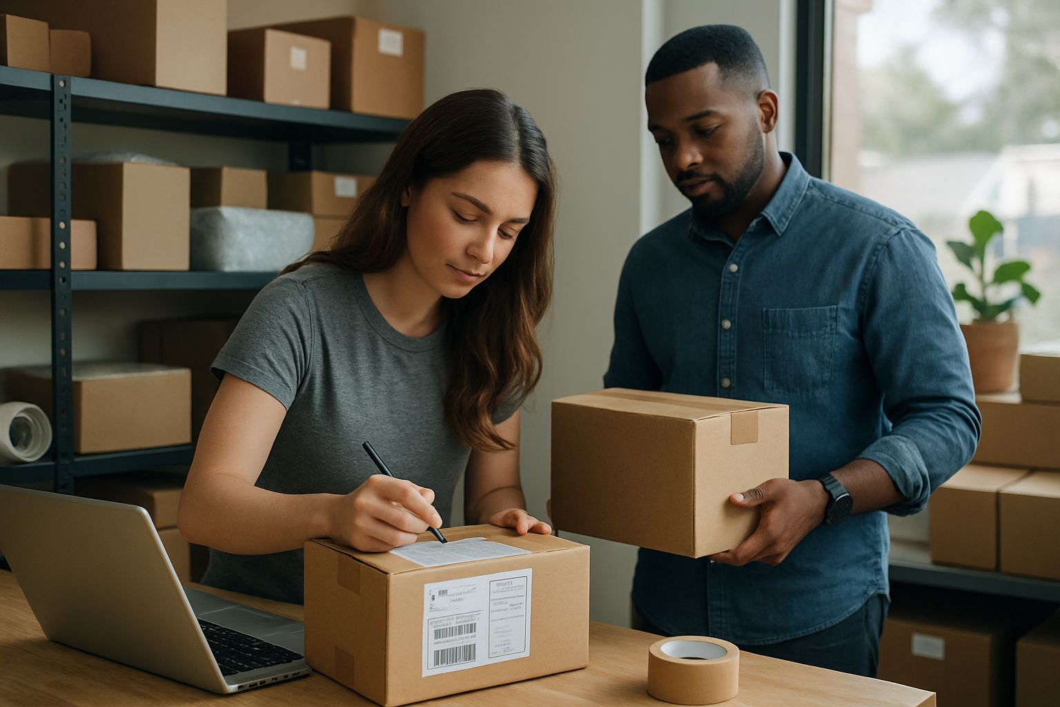 Handling International Shipping for a The Woodlands business