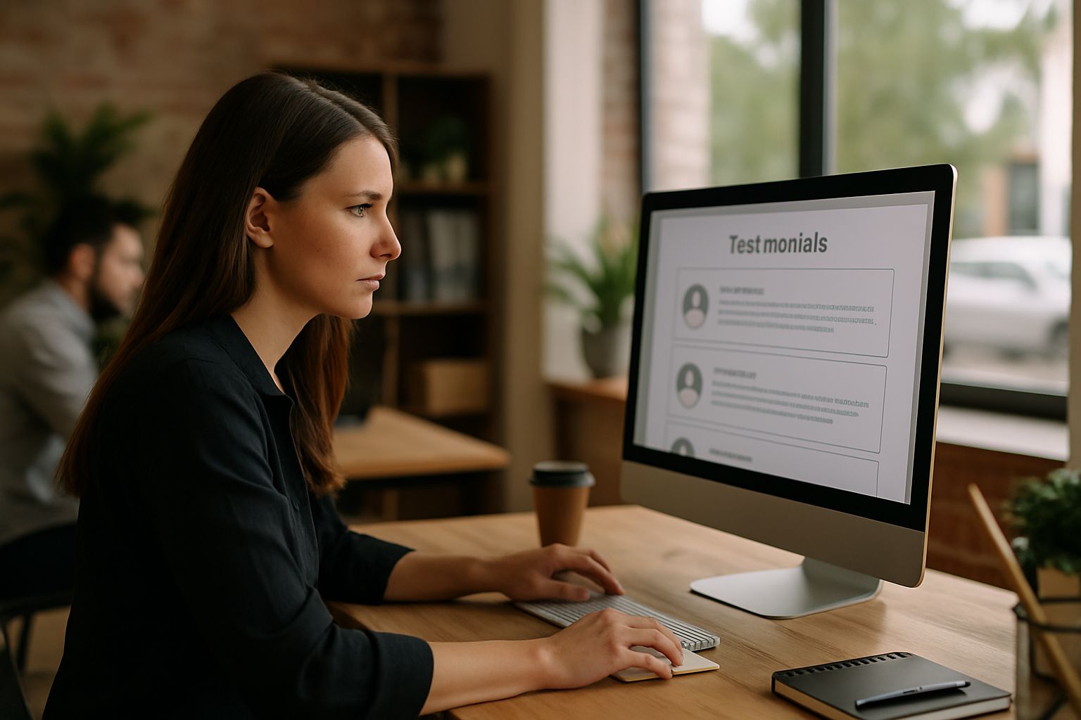 Designing Testimonial Sections for a The Woodlands business