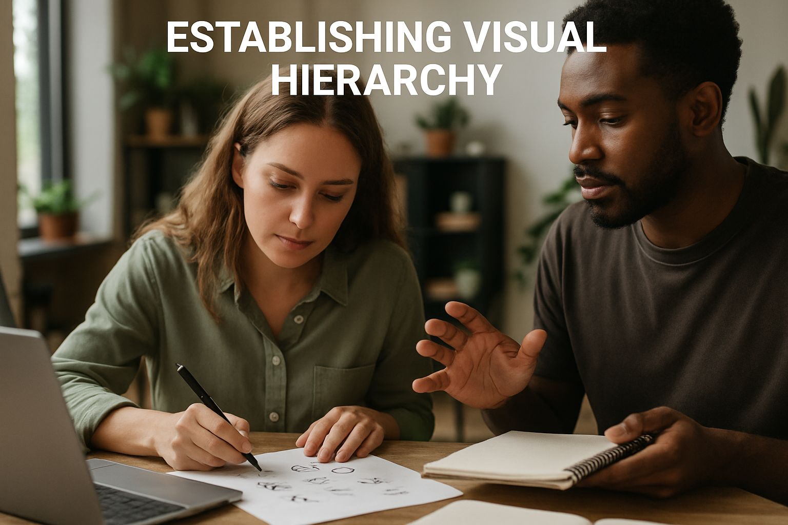 Establishing Visual Hierarchy for a The Woodlands business