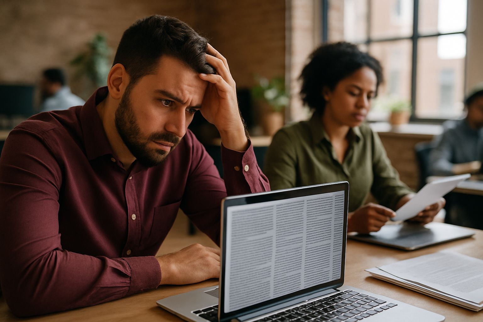 Overly Text-Rich Pages for a Houston business