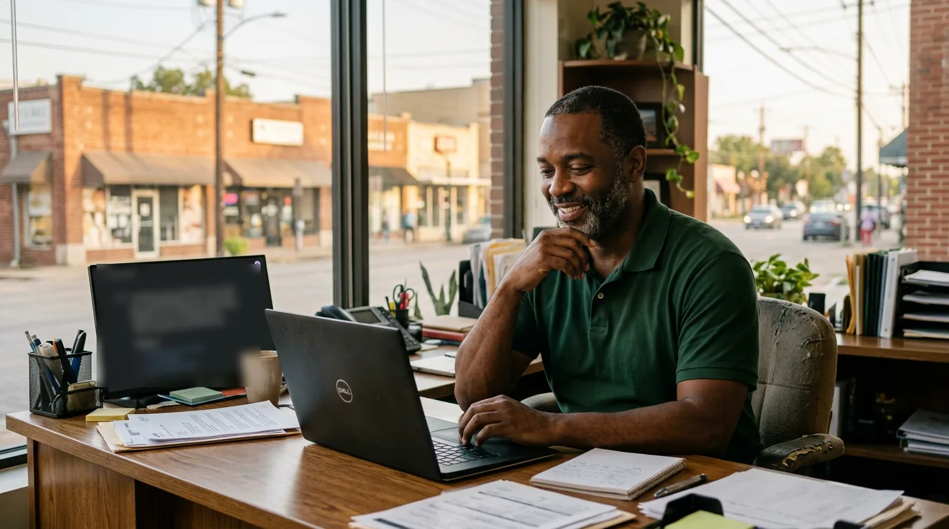 Houston small business owner seeing his business cited by AI models in a search answer
