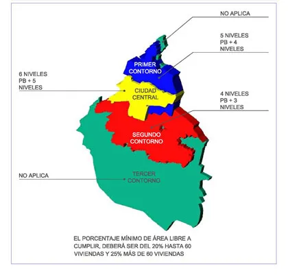 Territorios de la CDMx según la Norma 26
