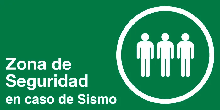 zona de seguridad en caso de sismo