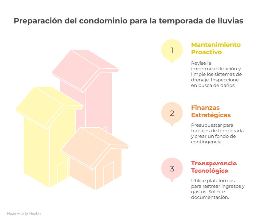 Prepara tu condominio para la lluvia