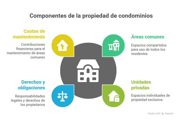 Componentes de la propiedad en condominio