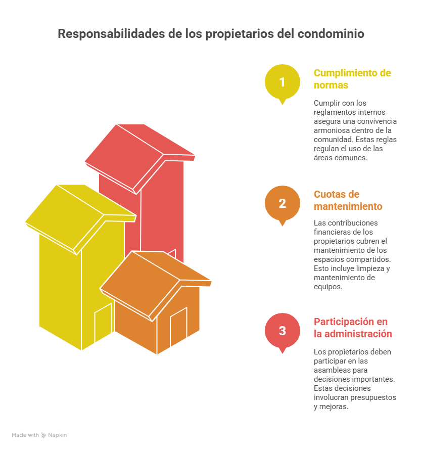 Responsabilidad de los propietarios del condominio