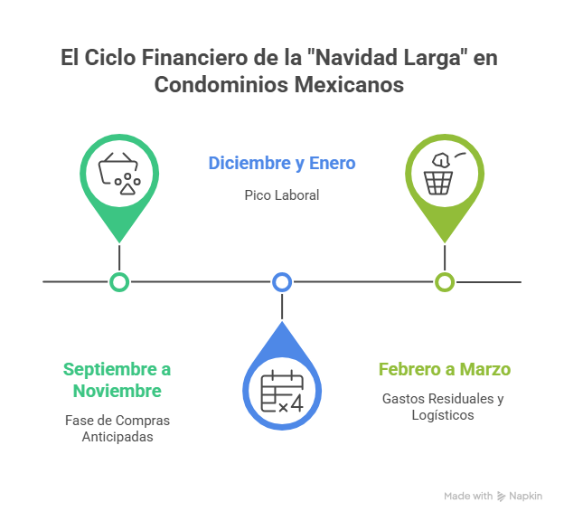 El ciclo financiero de la navidad en condominios