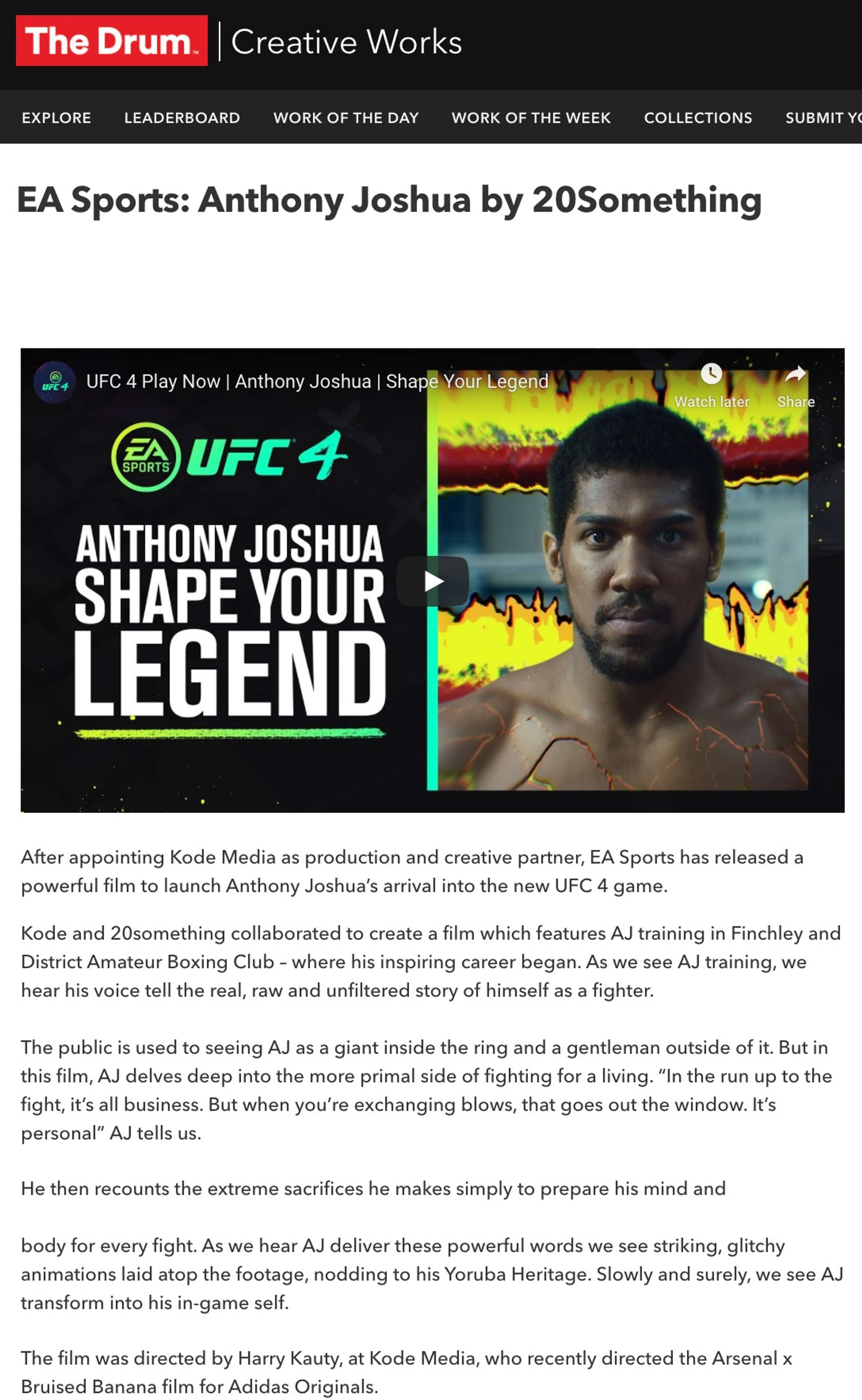 UFC 4 by Elliott Starr (he/ him)