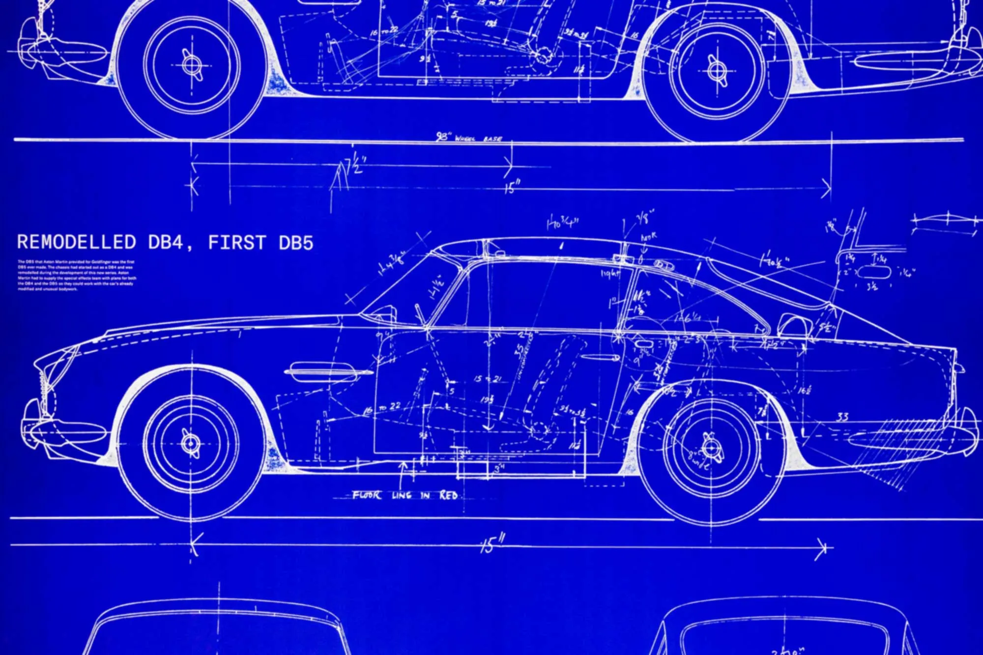 Aston Martin DB5 Sketches
