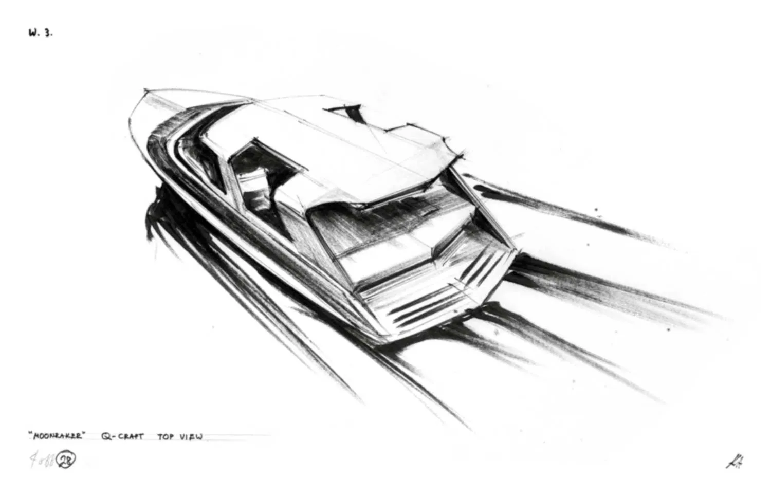 Sir Ken Adam's Sketch