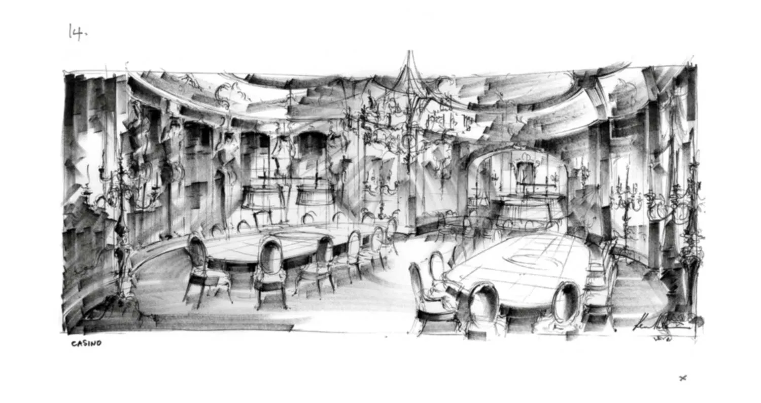 Sir Ken Adam's Sketch