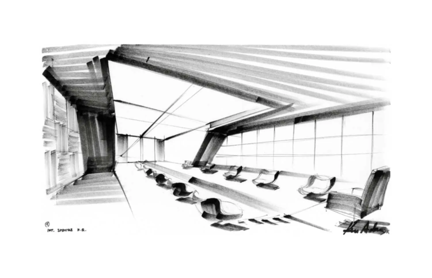 Sir Ken Adam's Sketch