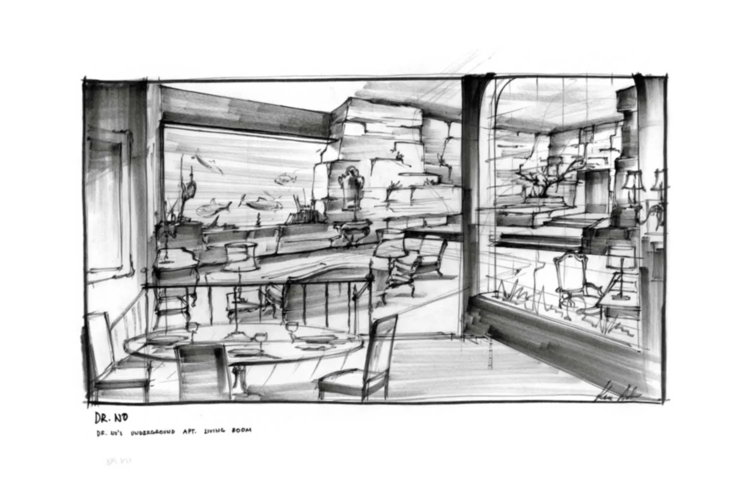 Sir Ken Adam's Sketch