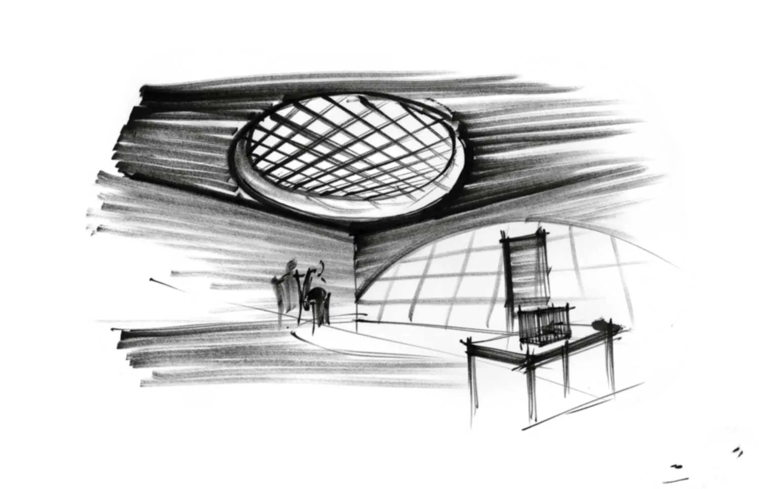 Sir Ken Adam's Sketch