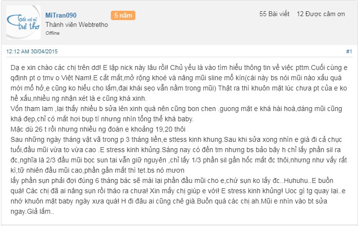 Tháo mũi đã nâng có đau không ? REVIEW từ chị em Webtretho - Hình 11