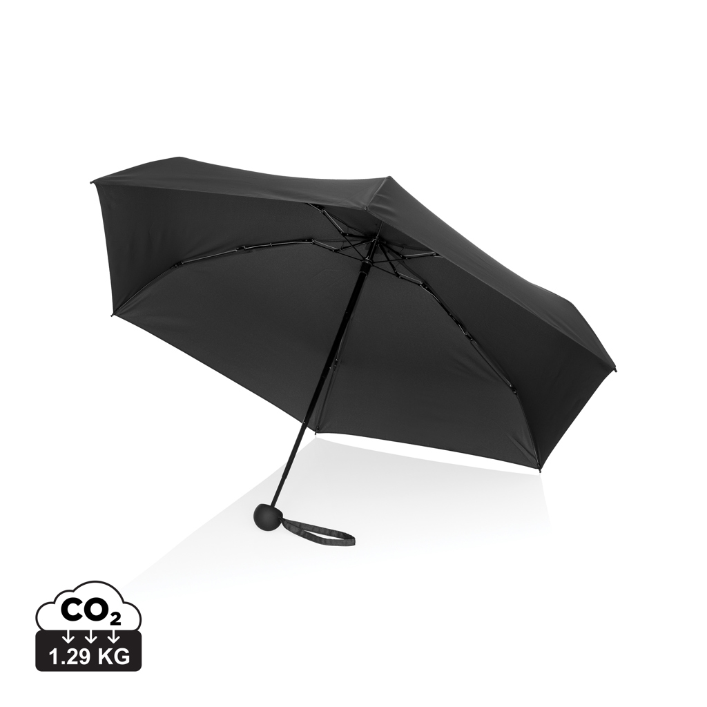 19.5' Aware™ RPET super mini ročni dežnik iz pongee tkanine 190T