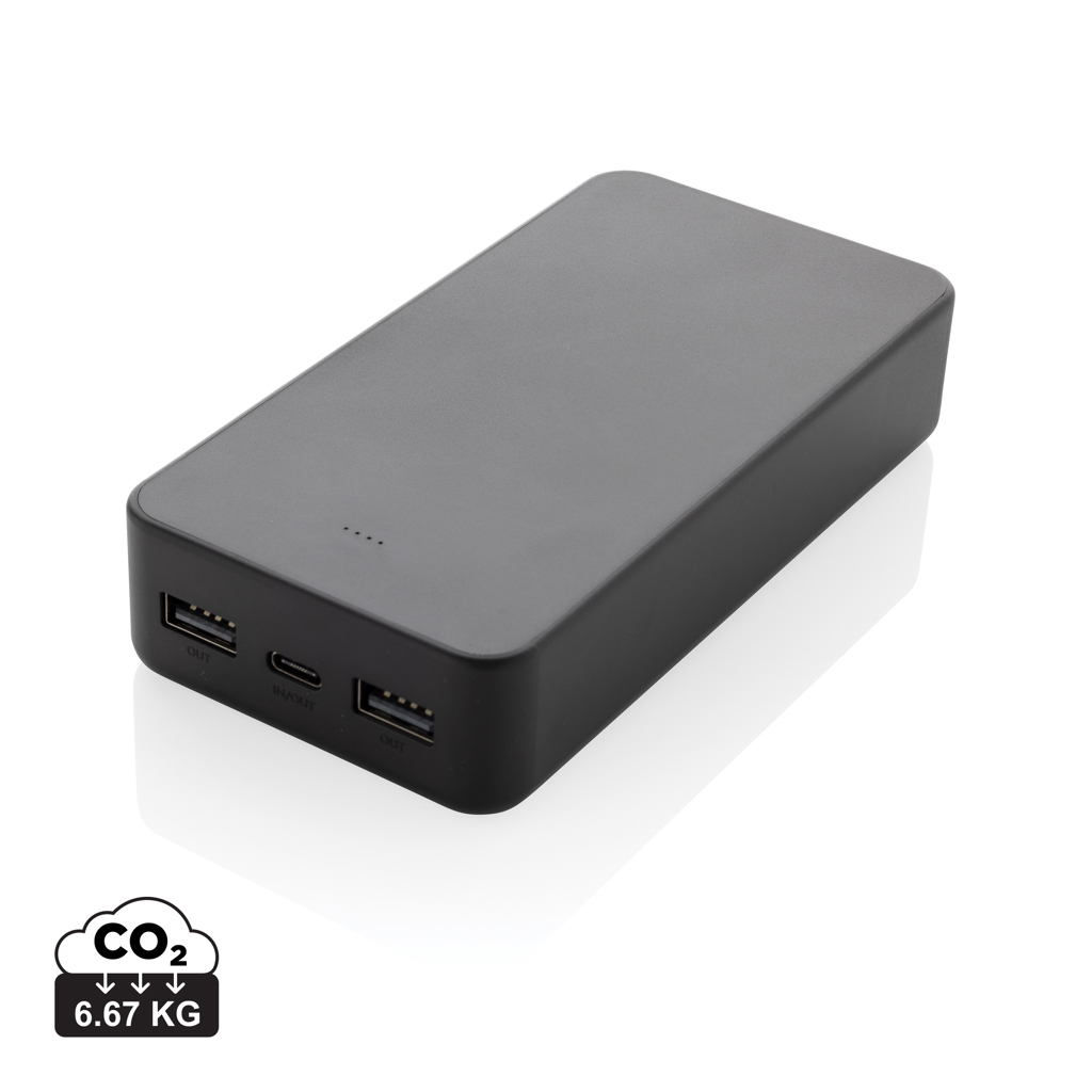 Boostcore RCS reciklirana plastična prenosna baterija 20.000 mAh USB C
