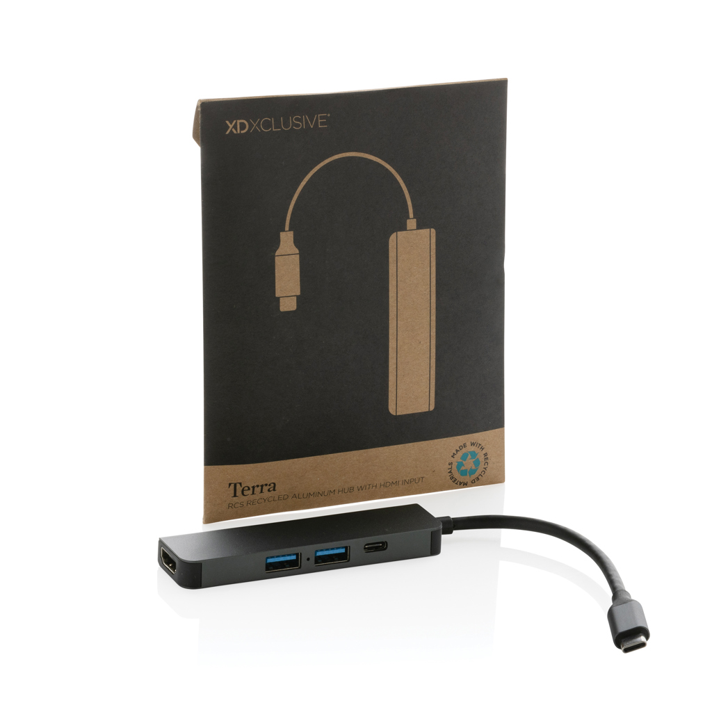 Terra RCS recikliran aluminijast hub z vhodom HDMI