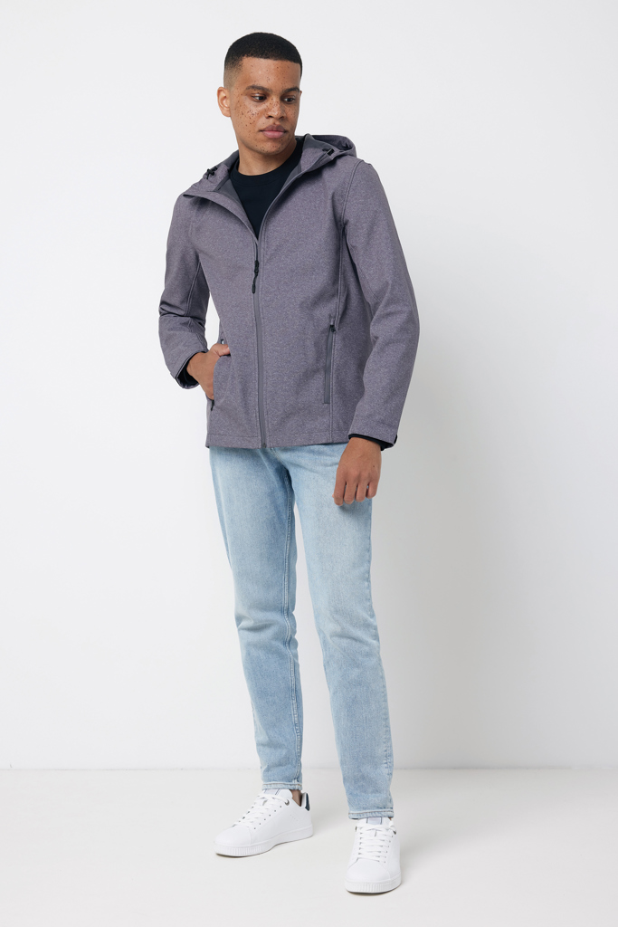 IQONIQ Makalu moška softshell jakna iz recikliranega poliestra