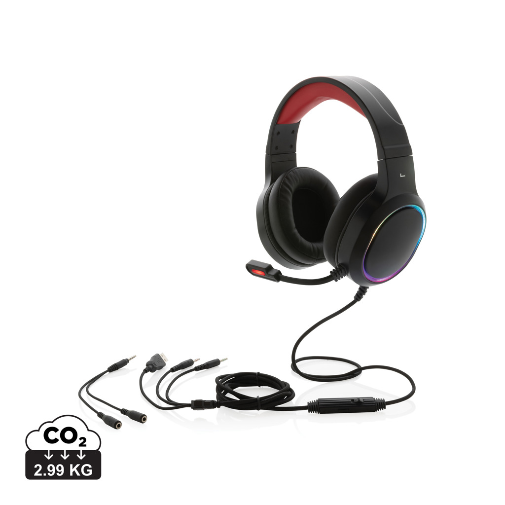 RGB igralne naglavne slušalke