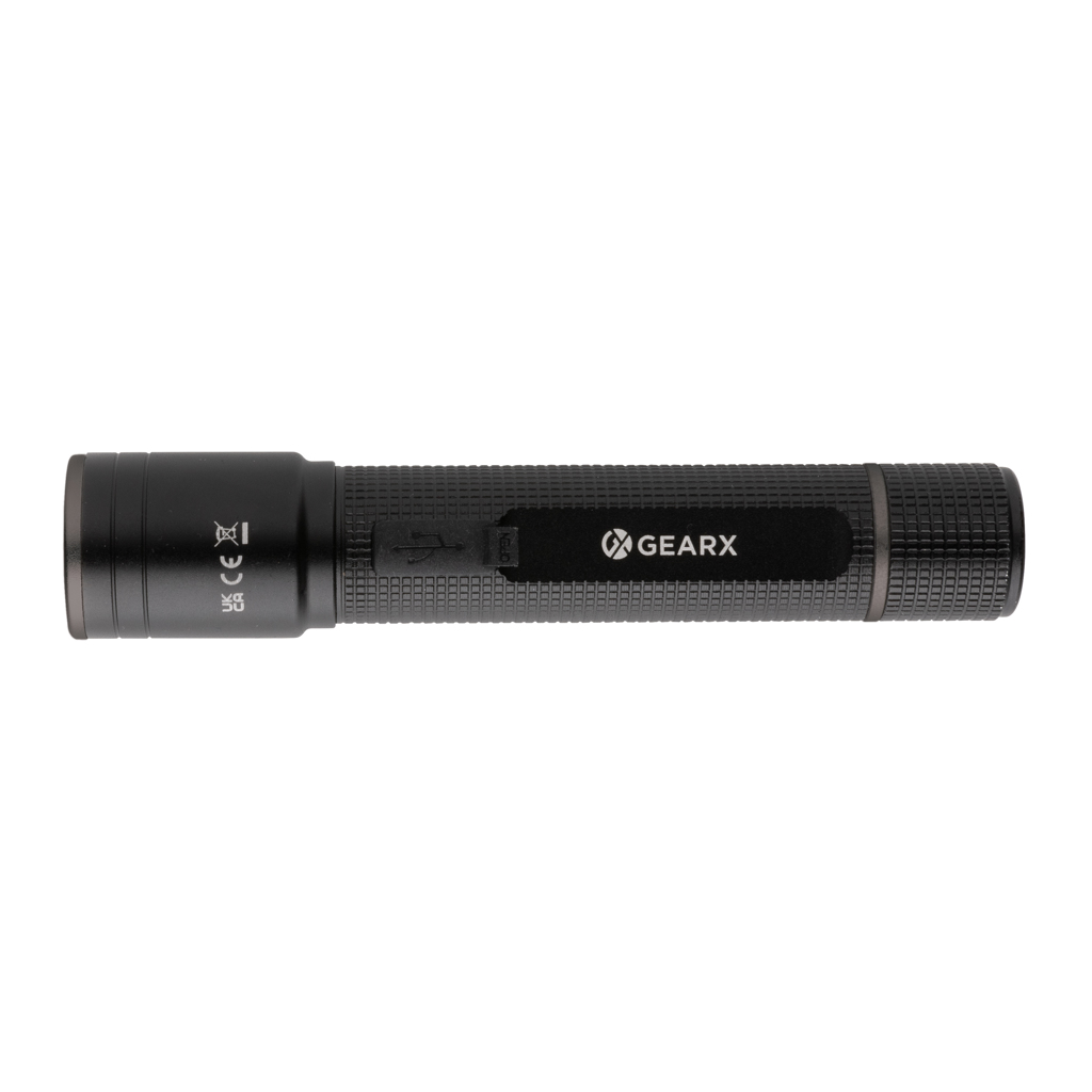Svetilka Gear X RCS iz recikliranega aluminija, polnilna preko USB