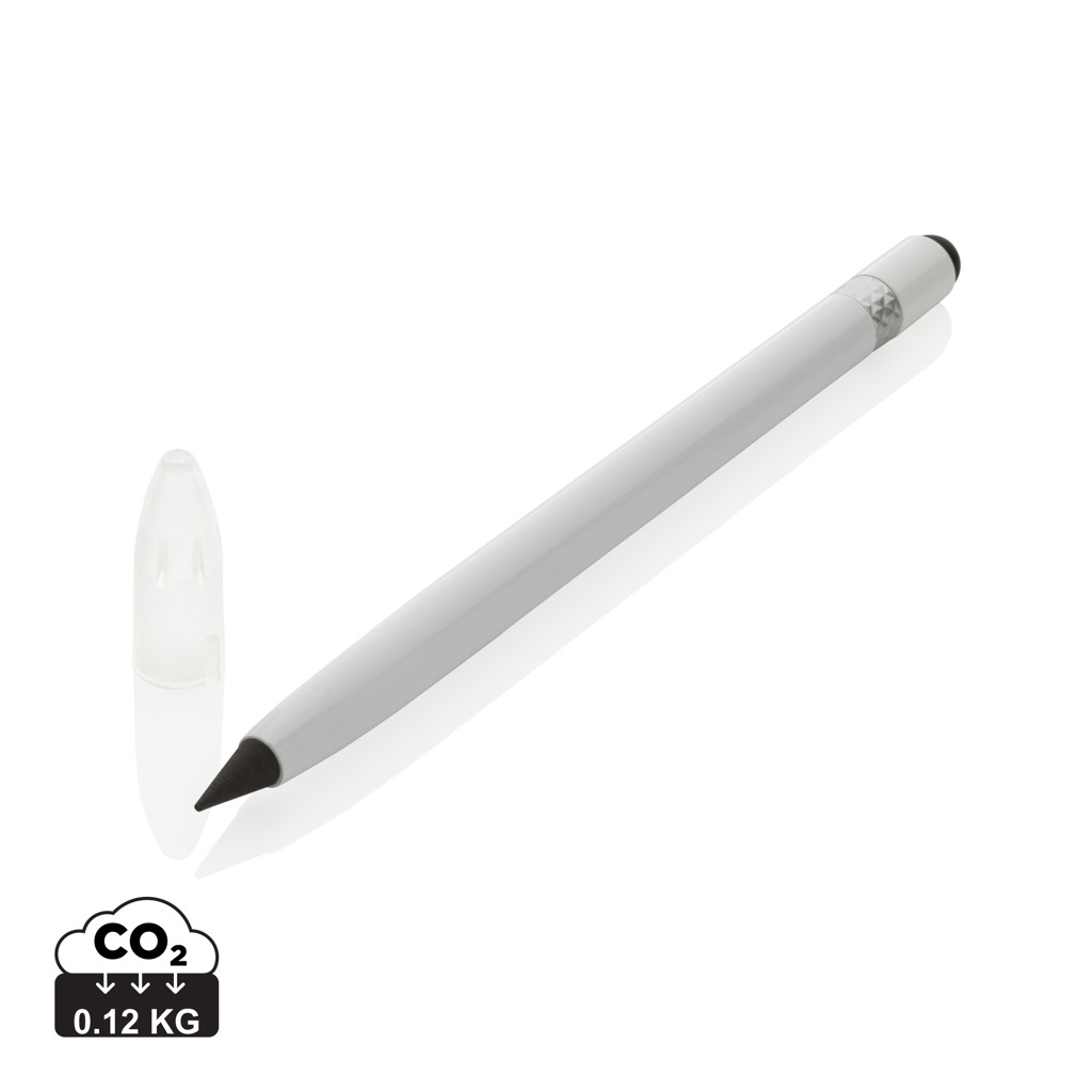 Aluminijasto neskončno pisalo z radirko