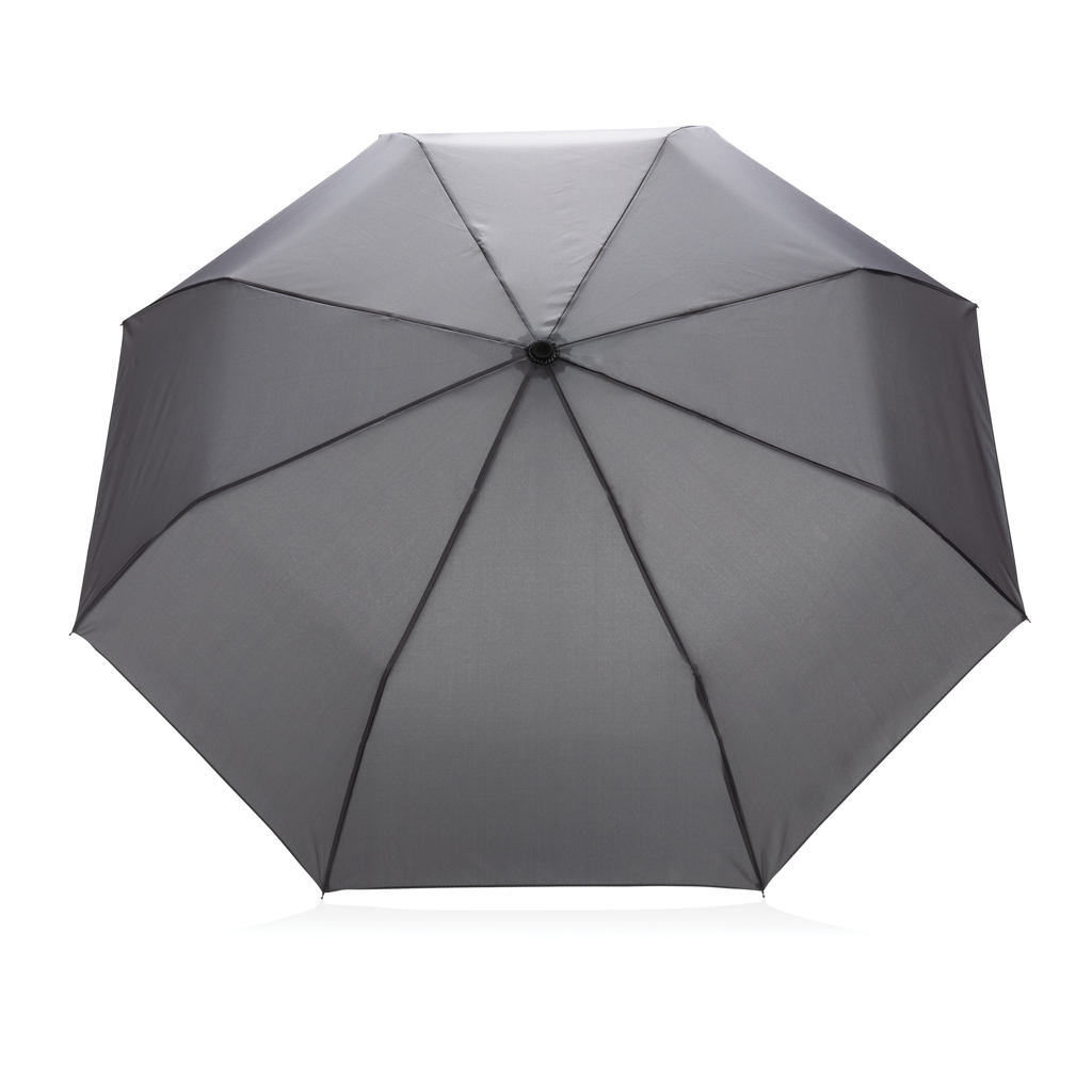 20,5'' mini dežnik Impact AWARE™ RPET 190T Pongee z ročajem iz bambusa