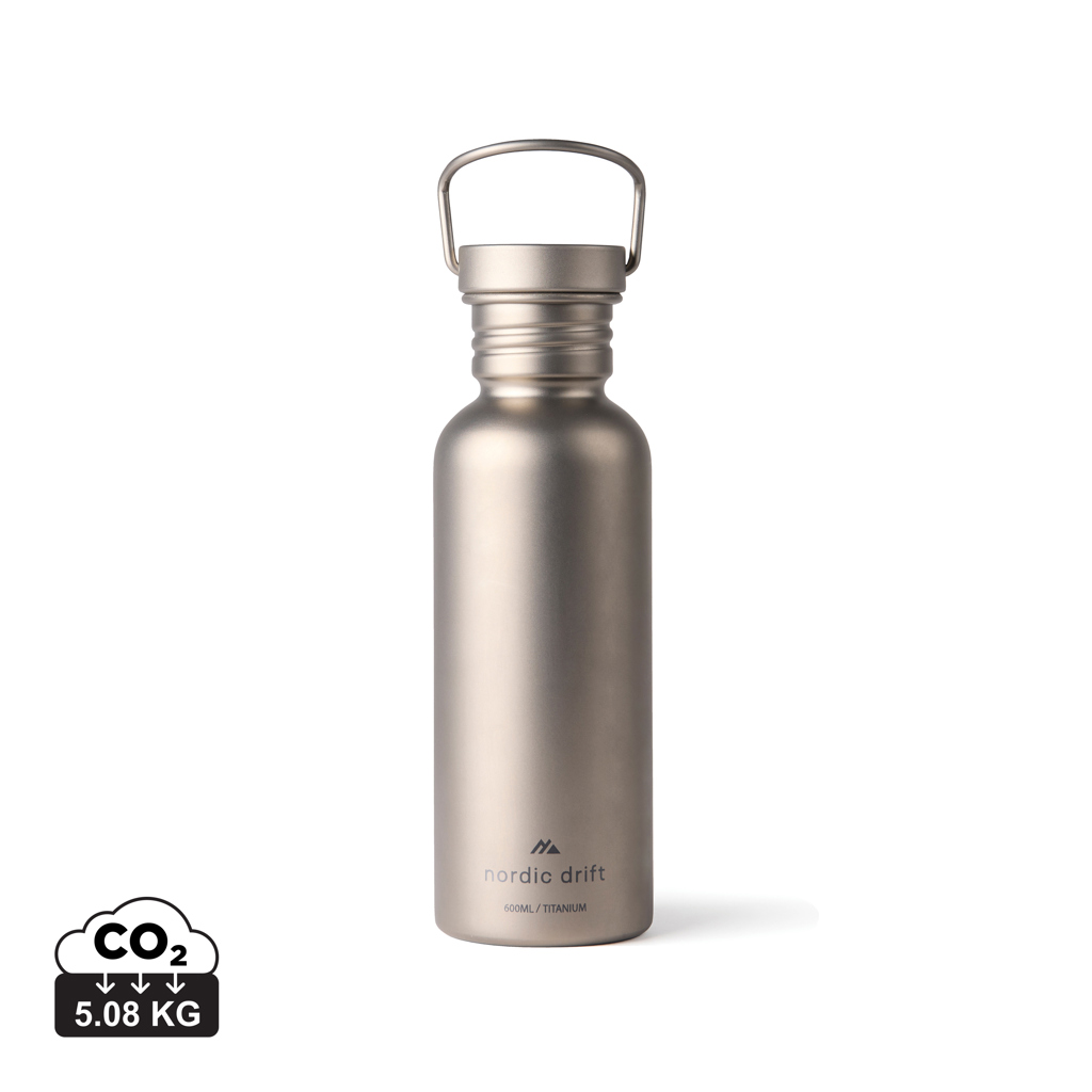 Nordic Drift Trail ultralahka titanova steklenica 600 ml