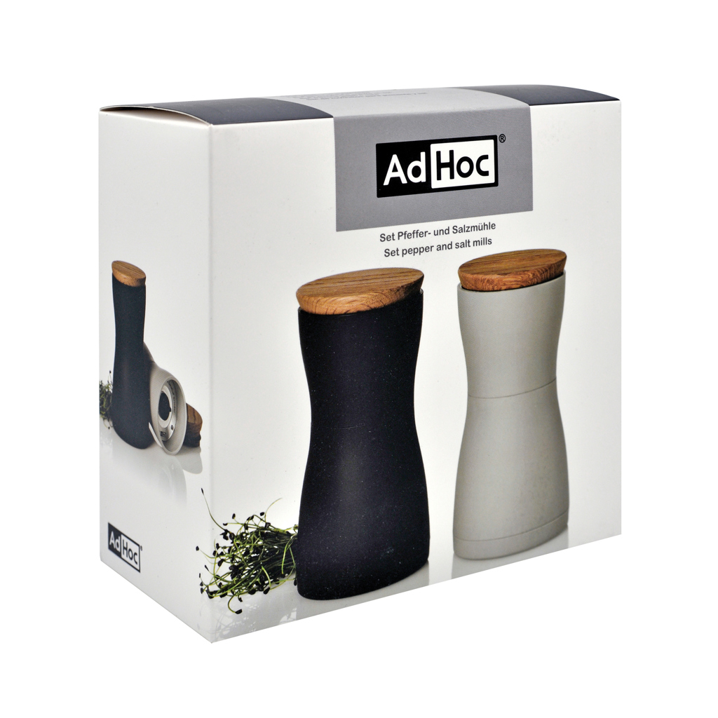 AdHoc Twin komplet mlinčkov za sol in poper
