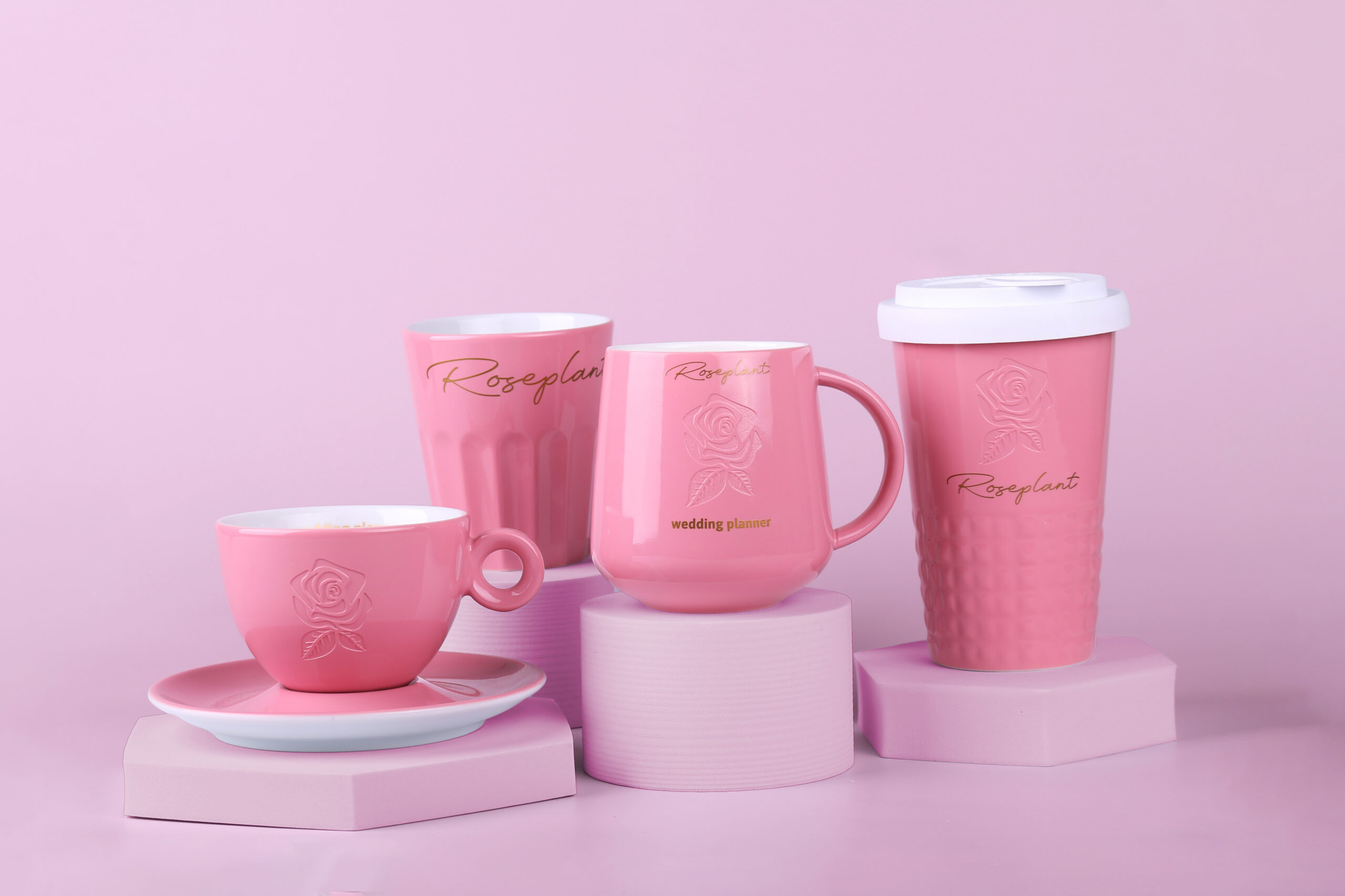 Porcelanasta potovalna skodelica 280 ml z logotipom