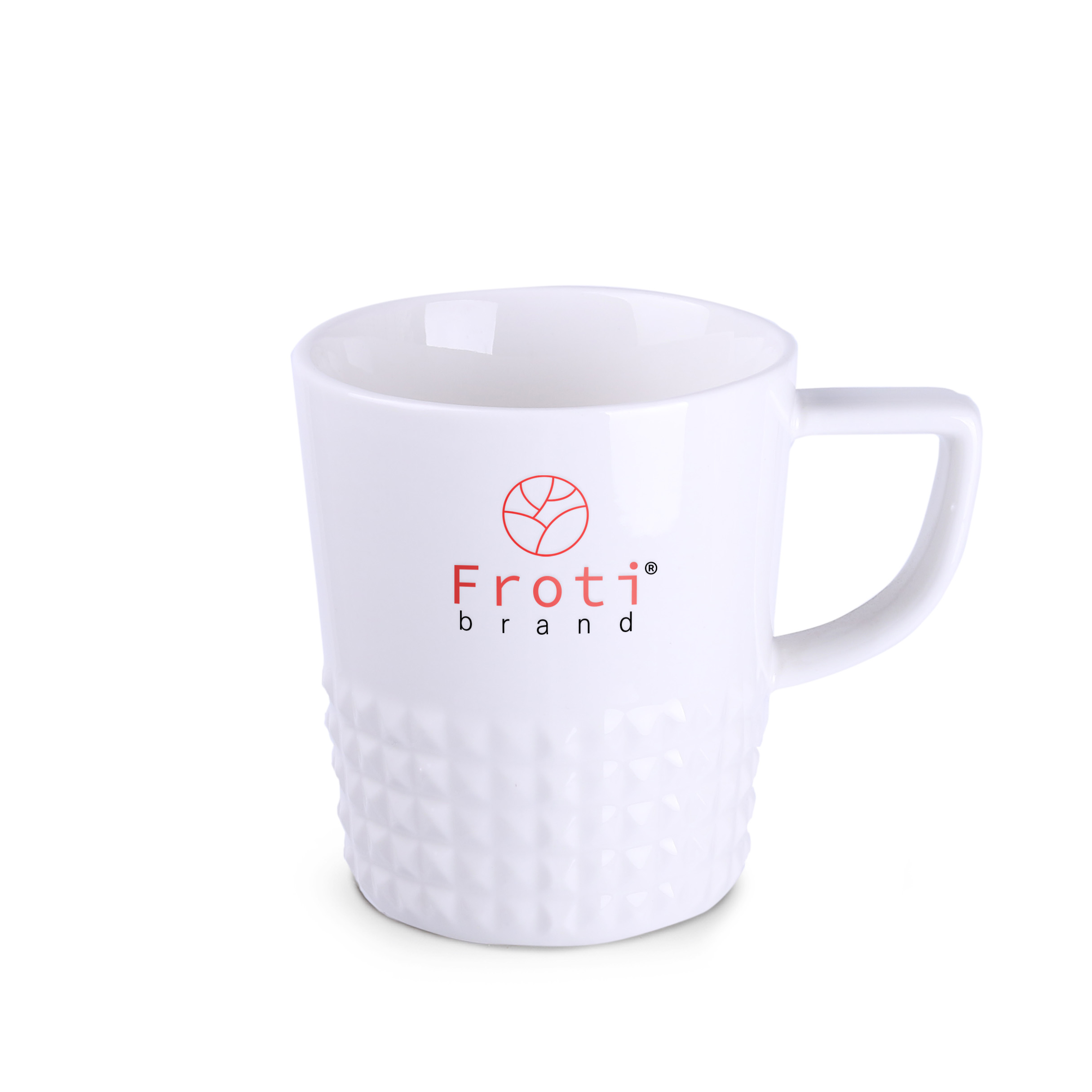 Porcelanasta skodelica 280 ml z logotipom