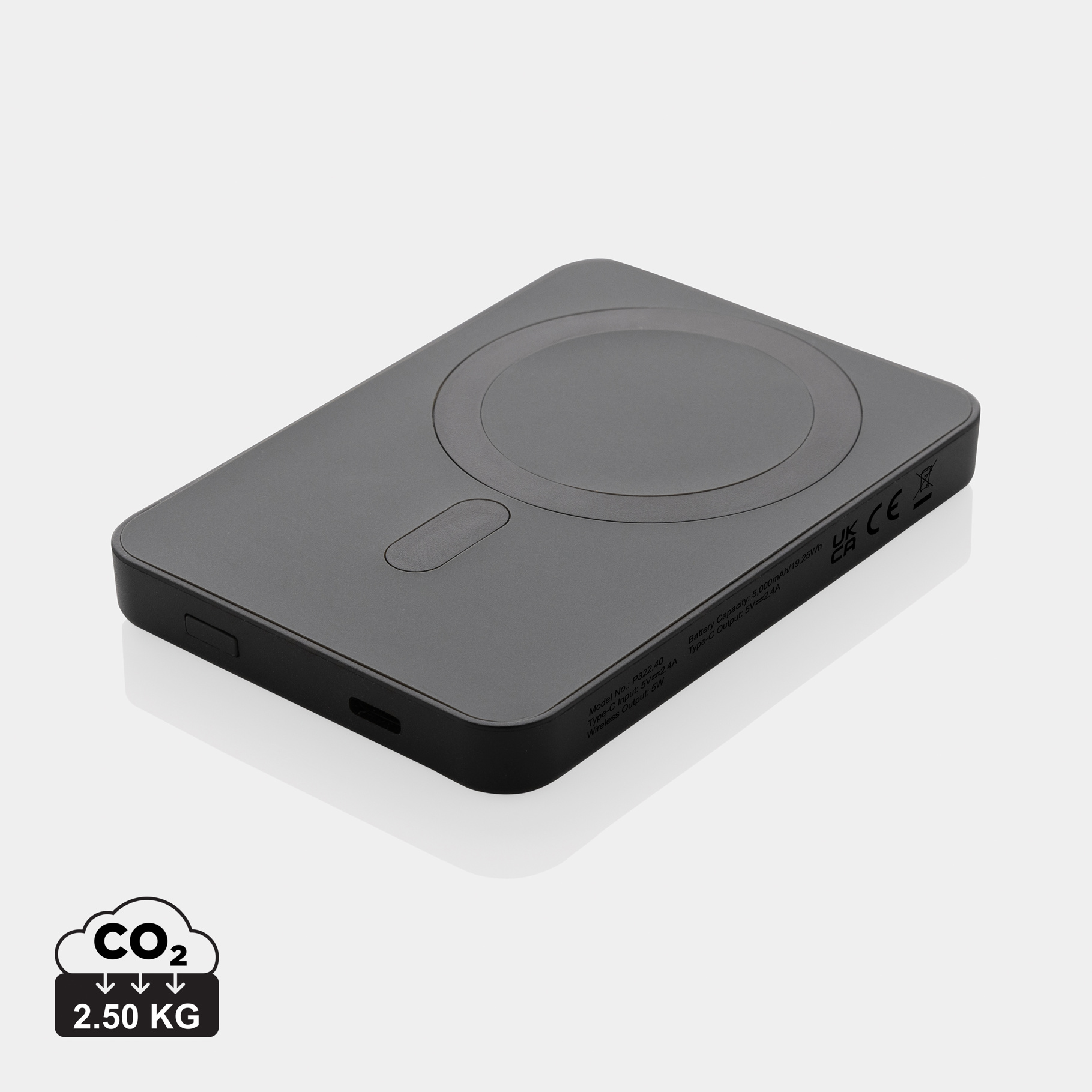 Poslovno darilo powerbank z brezžičnim polnenjem