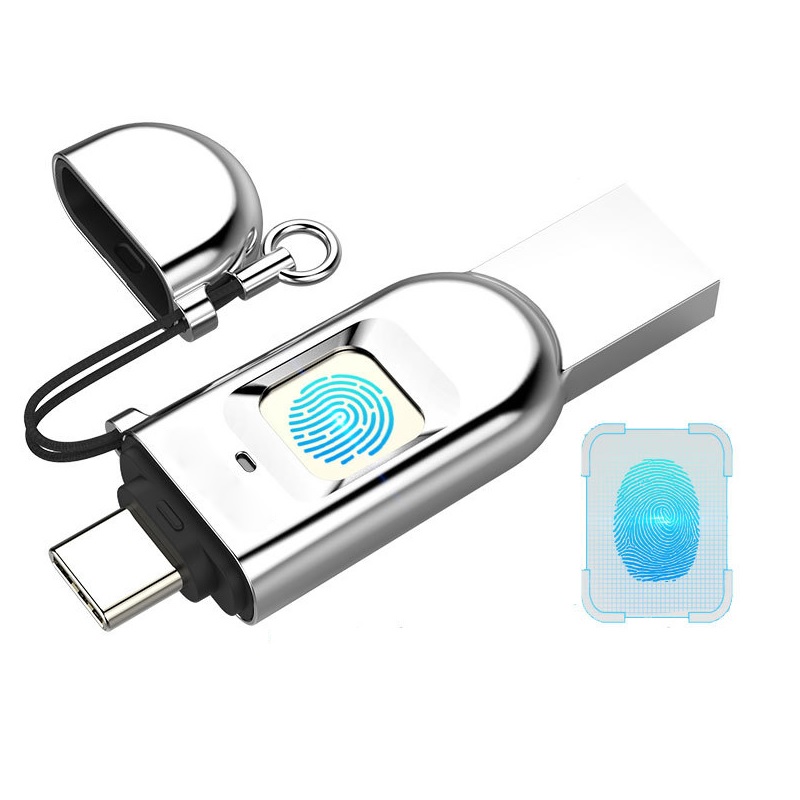 poslovno darilo USB ključek na prstni odtis